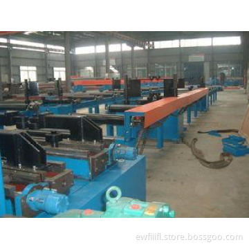 Light Steel Type H Beam Shot Blasting Machine , Web Height